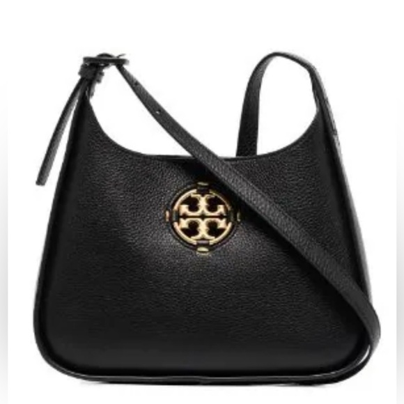 Tori Burch Black Leather Miller Bag - Picture 4 of 10